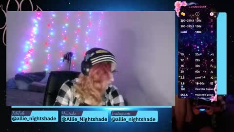 Allie Nightshade online show from December 29, 2024, 12:47 am