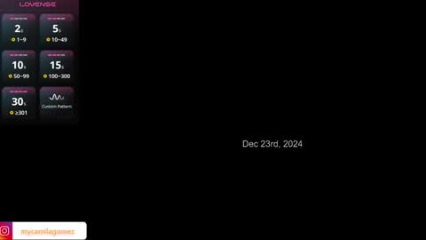 Camila online show from December 24, 2024, 1:17 am