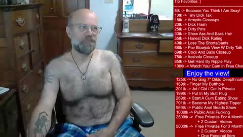 HairyDaddyBear69 online show from January 2, 2025, 4:15 pm