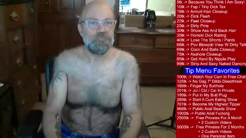 HairyDaddyBear69 online show from January 7, 2025, 1:41 pm