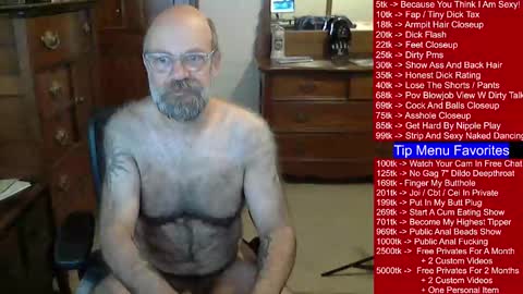 HairyDaddyBear69 online show from January 8, 2025, 11:52 am