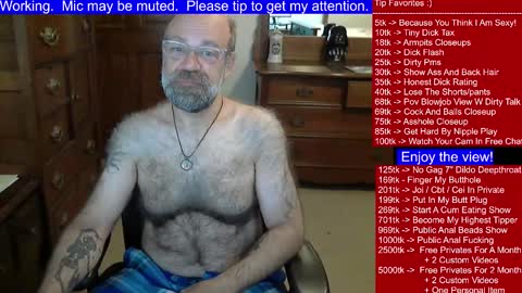 HairyDaddyBear69 online show from December 31, 2024, 1:18 pm