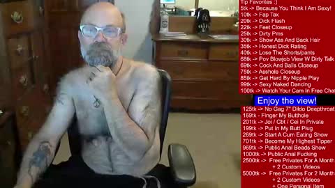 HairyDaddyBear69 online show from January 3, 2025, 10:26 pm