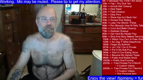 HairyDaddyBear69 online show from January 16, 2025, 1:02 pm