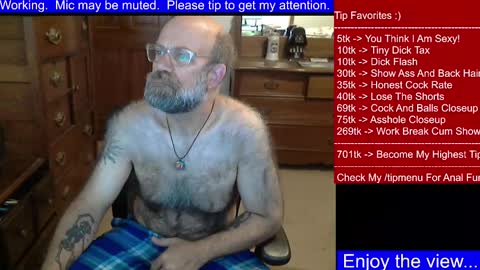 HairyDaddyBear69 online show from December 11, 2024, 1:12 pm