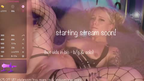 Jinxy  jinxy moans Twitter Help me reach 200 likes  online show from November 18, 2024, 6:57 pm