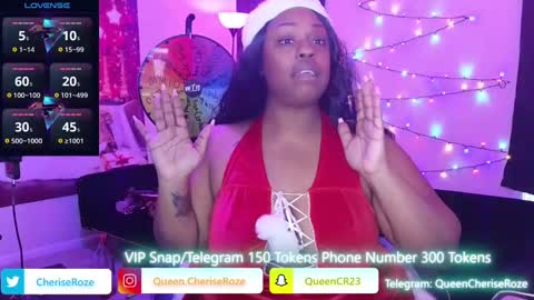 Queen Cherise Roze online show from December 25, 2024, 9:37 pm