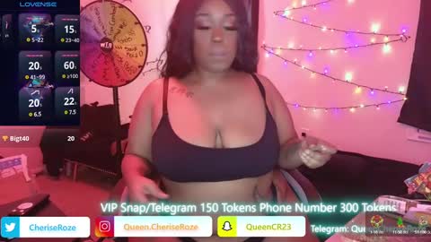 Queen Cherise Roze online show from December 17, 2024, 1:33 am