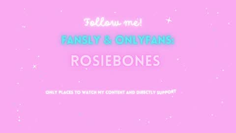 Rosie Bones online show from November 15, 2024, 1:07 am