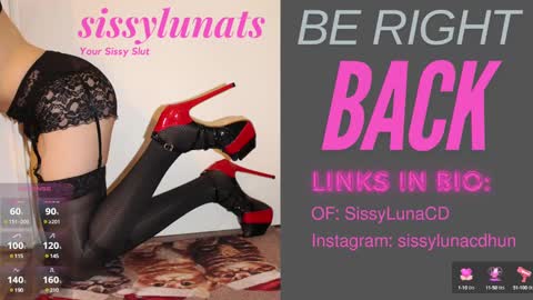 SissyLunaTS online show from January 7, 2025, 9:12 am