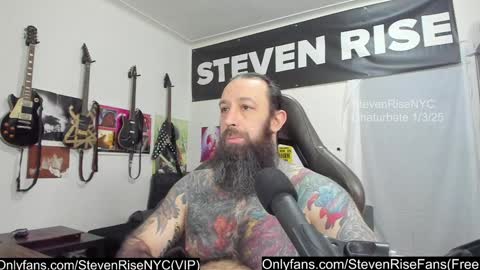 StevenRiseNYC online show from January 3, 2025, 12:45 pm