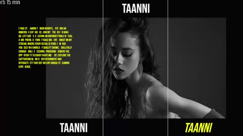 TAANNI online show from November 27, 2024, 11:04 pm