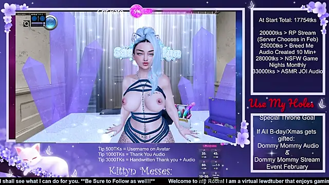 SassyKittyn online show from December 13, 2024, 4:23 am