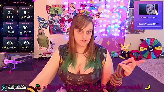 BabyZelda online show from January 3, 2025, 4:32 pm