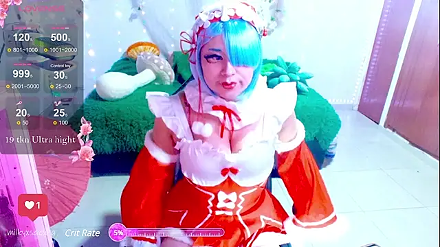 MilkyXSakura online show from December 16, 2024, 2:53 am