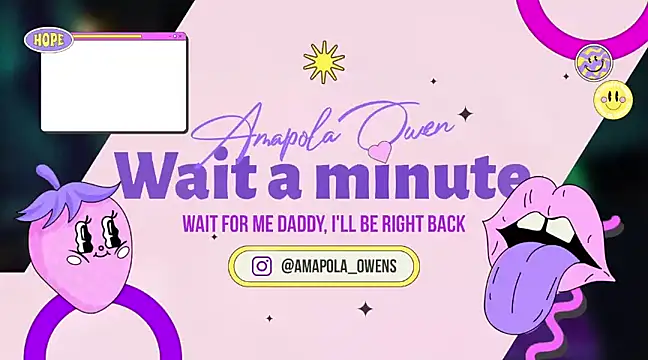 Amapola owen online show from December 9, 2024, 7:04 pm