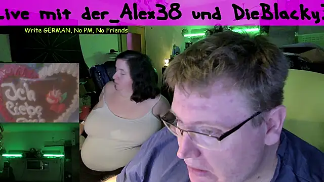 der alex38 online show from February 1, 2025, 9:17 pm