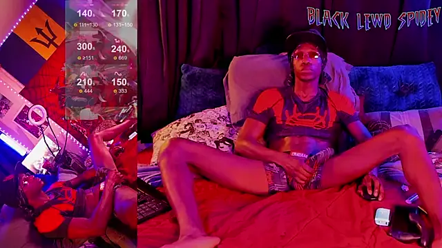 BlackLewdSpidey online show from January 17, 2025, 6:15 am