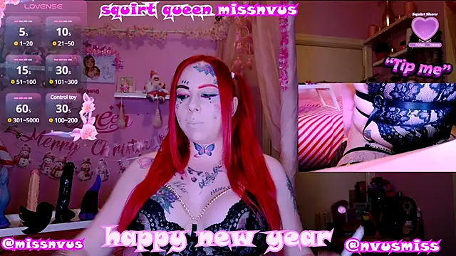 Squirtqueenmissnvus online show from December 31, 2024, 10:33 pm