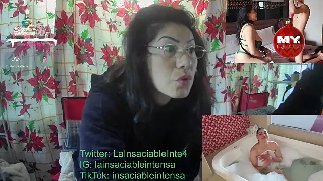 LaInsaciableIntensa online show from January 4, 2025, 2:10 pm