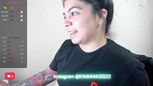 kimmiakiss22 online show from January 1, 2025, 11:30 pm